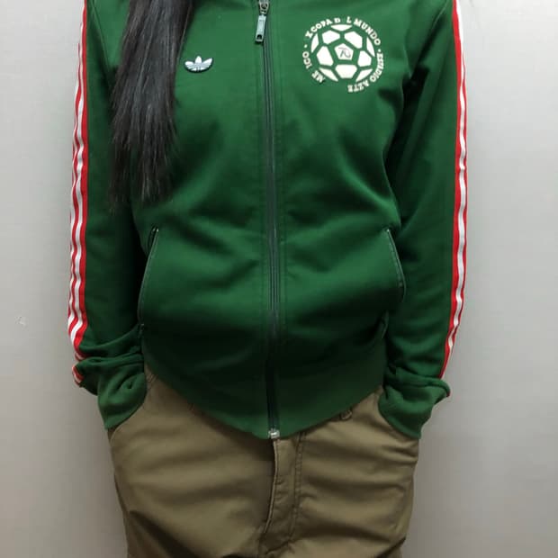 빈티지 아디다스 멕시코 그린 져지