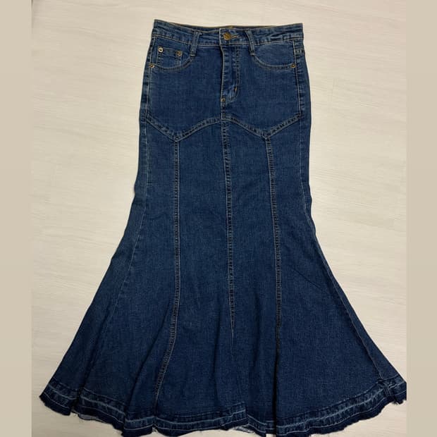 빈티지 머메이드 스커트