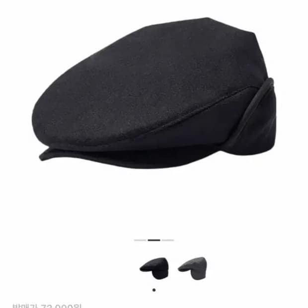 openyy 바이시클 폴더블 이어플랩 블랙