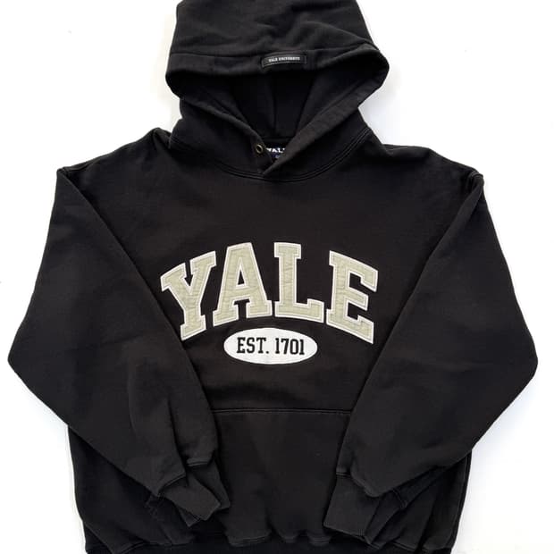 YALE 에센셜 후드티