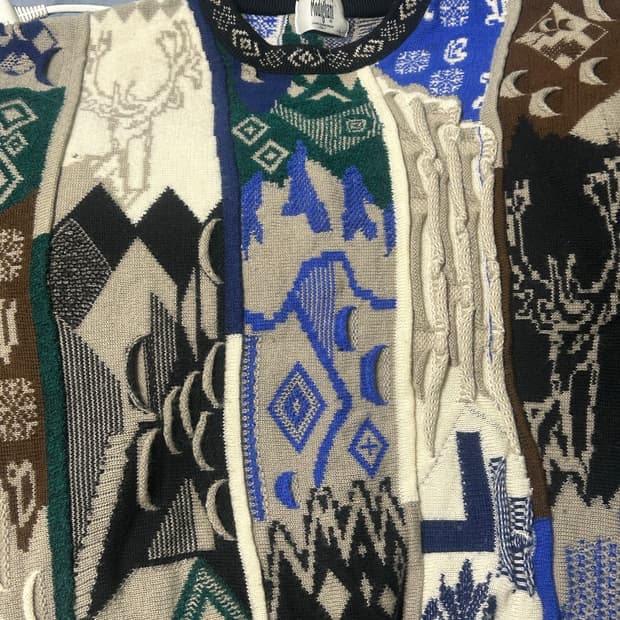 [VINTAGE] 모딜리아니(Modigliani) 입체 패턴 올드스쿨 니