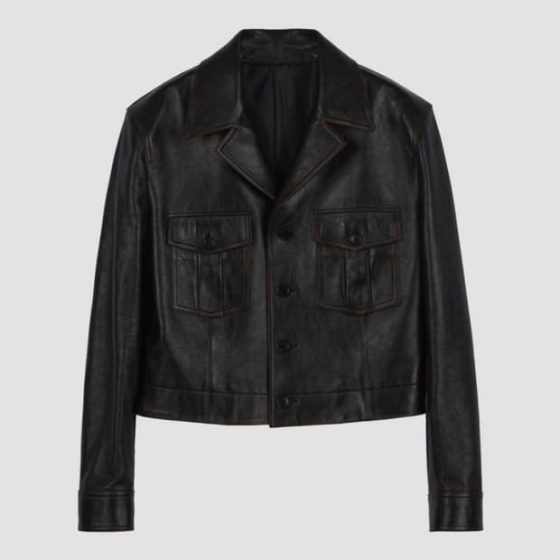 렉토 밀리터리 레더 L 