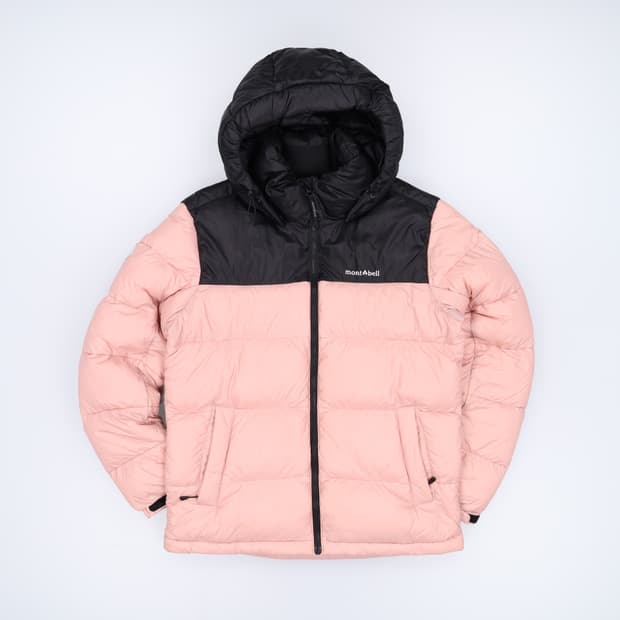 [90] 몽벨 공용 베이커3 구스다운 패딩 자켓 블랙핑크 3892