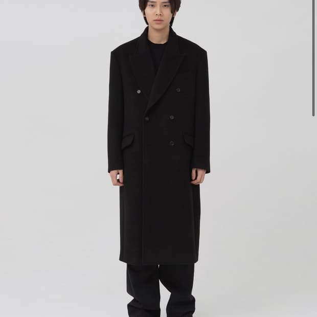 브라운야드 더블 브레스티드 코트 5