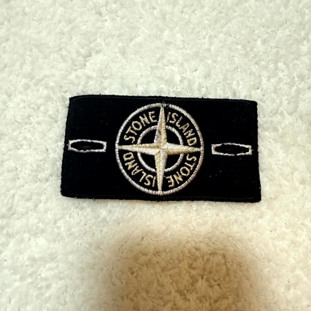 스톤아일랜드 정품 화이트 와펜