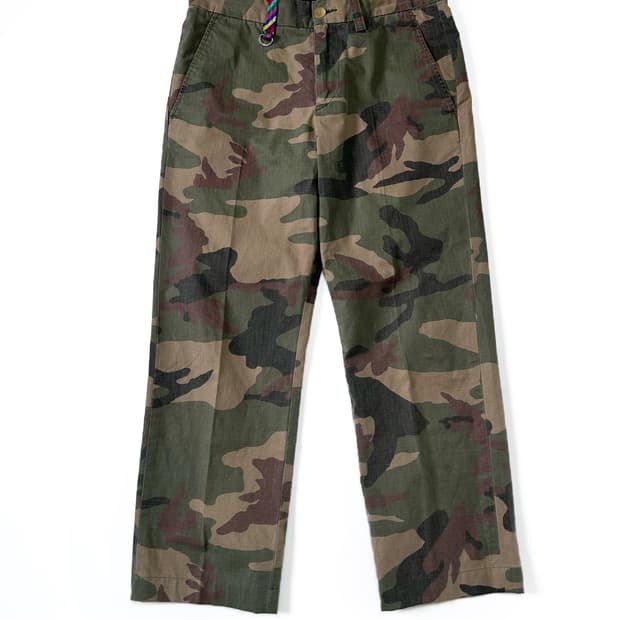 (40) 유니폼익스프리먼트 x 프라그먼트 카모플라쥬 코튼팬츠