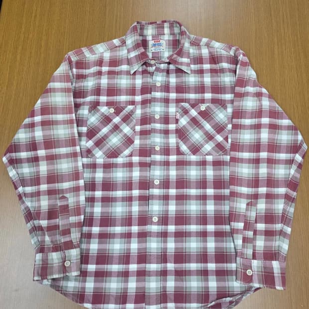 리바이스 90s 플란넬 체크 셔츠