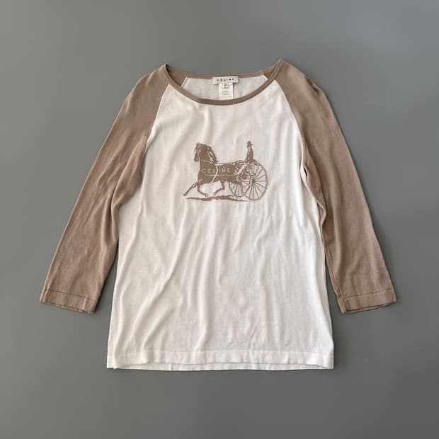 셀린느 celine 로고 니트