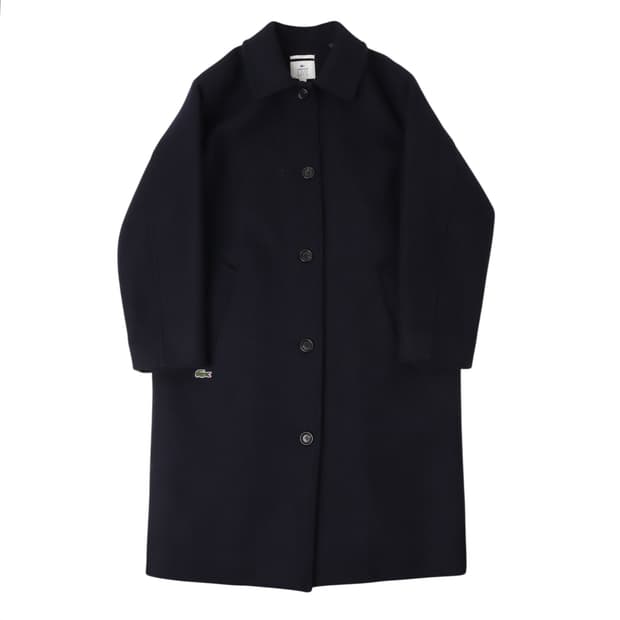 라코스테 live 네이비 울 싱글 코트