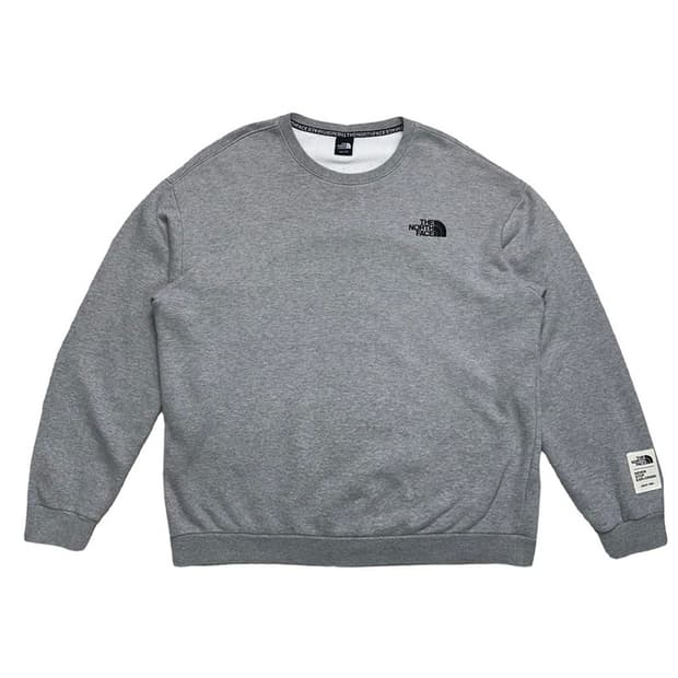 THE NORTH FACE 고 투 스웻셔츠 멜란지 그레이 2XL