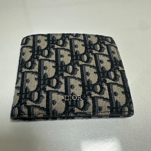 급처) 디올 오블리크 반지갑 정품