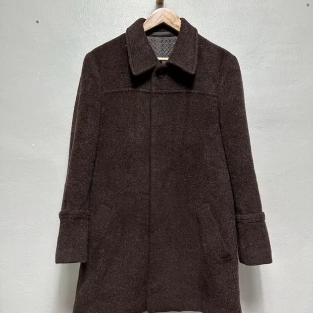 아담 엣 로페 울알파카 모헤어 코트