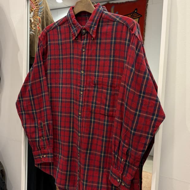 00s Timberland 팀버랜드 플란넬 체크 셔츠