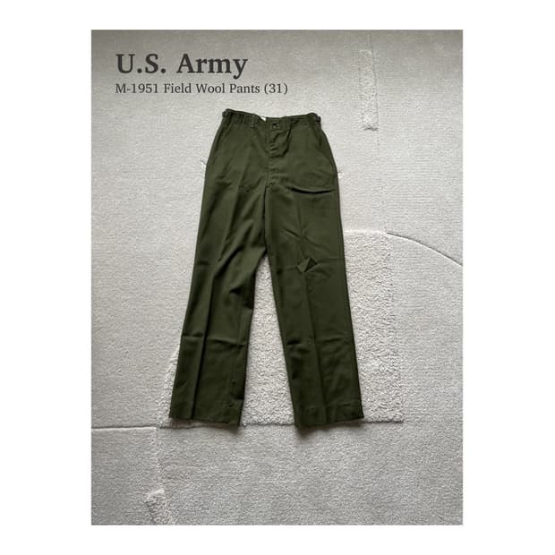 U.S Army M-1951 필드 울 팬츠 (31)