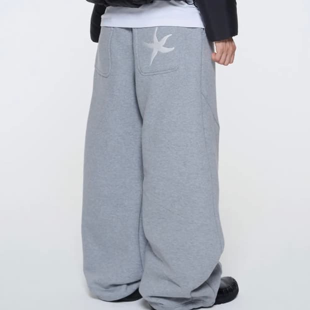 더콜디스트모먼트 스타피쉬 스웻팬츠 그레이