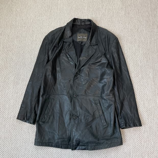 노스 윈드 이태리 레더 테일러드 자켓 J03671