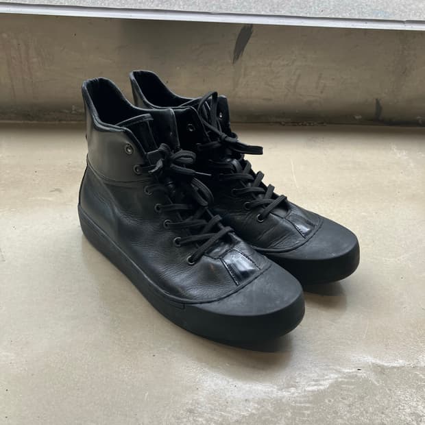 260) Y-3 x addidas 레더 하이탑 스니커즈