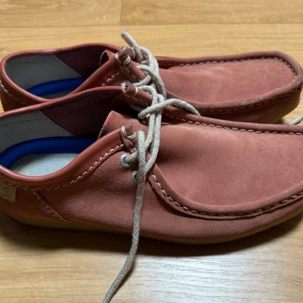 클락스 핑크 스웨이드 270