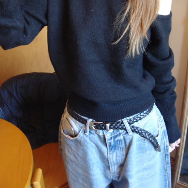 아워캐비넷 netty shoulder knit