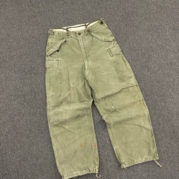 S)50’s 밀리터리 빈티지 U.S ARMY M-51 필드팬츠
