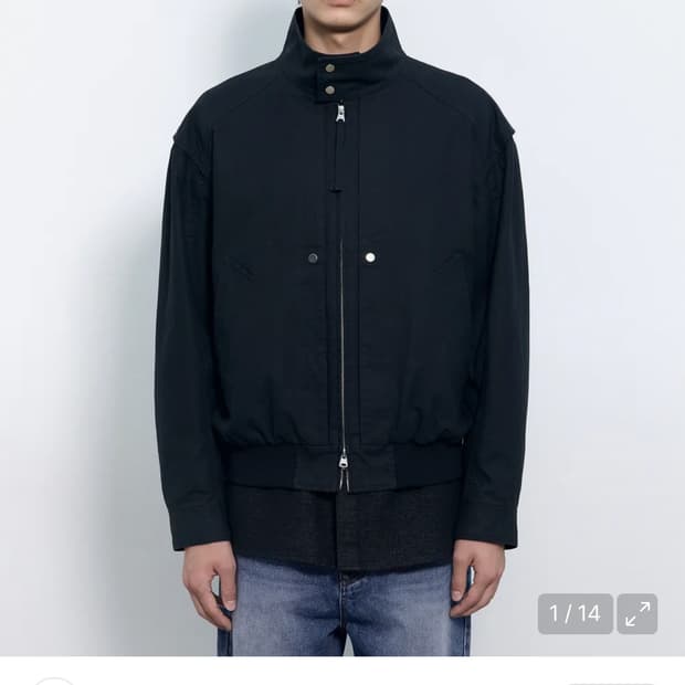 [L]인사일런스 워시드 아스트로 자켓