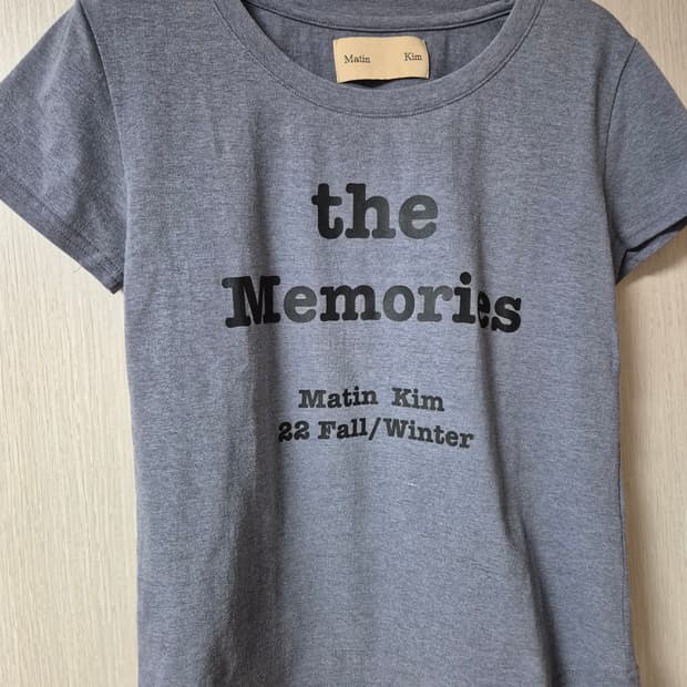 마뗑킴 The Memories 반팔 티셔츠