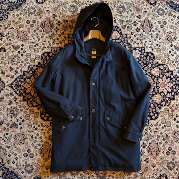 아페쎄 아웃도어 후드 코트 남성100