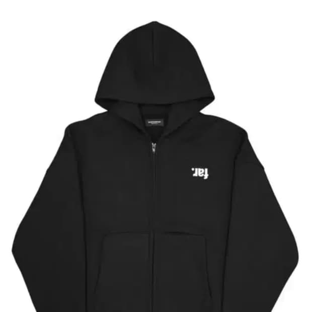 1]파아카이브 리버스 로고 후드 집업