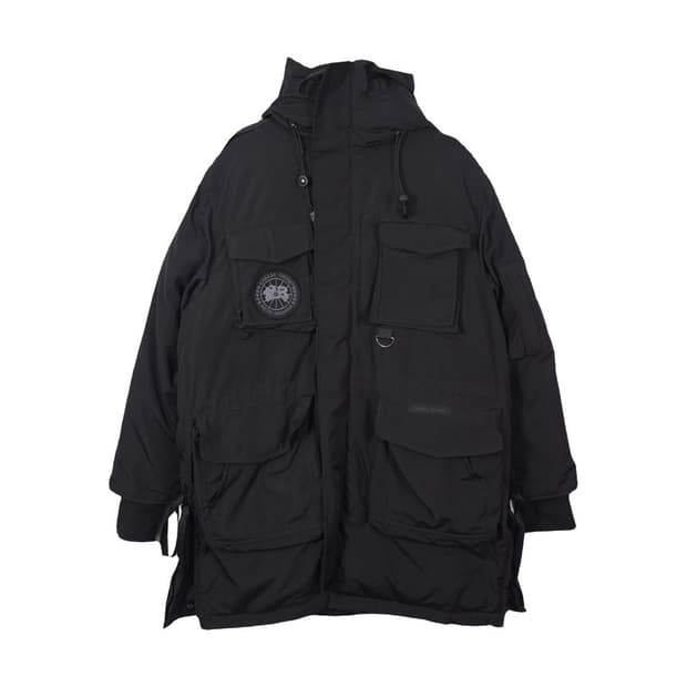 VETEMENTS X 캐나다구스 17FW 오버사이즈 파카 블랙 M