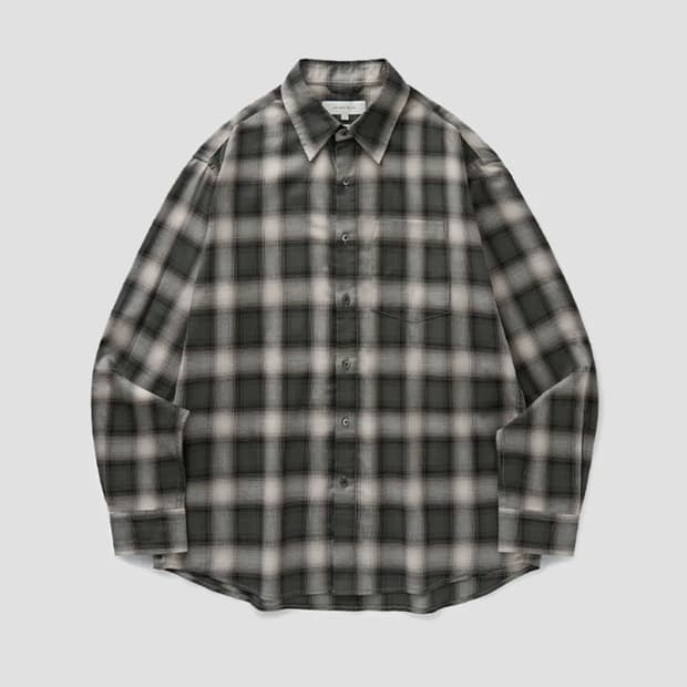 유니온블루 그린위치 옴브레 셔츠 2XL