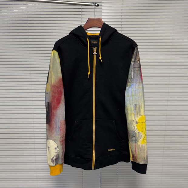 emerica 아트 슬리브 후드집업