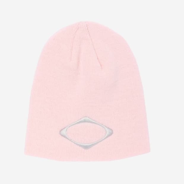 (새상품) 미스치프 롬버스 비니 라이트핑크