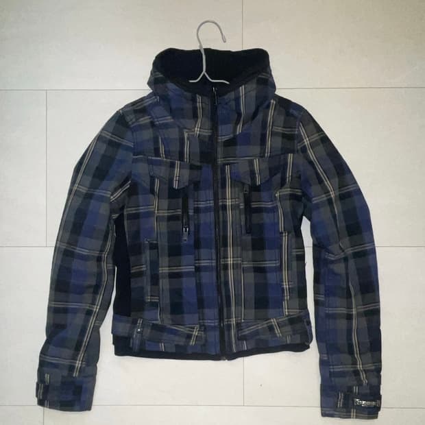 Buckaroo jeans Blue Check Zip-Up Jacket