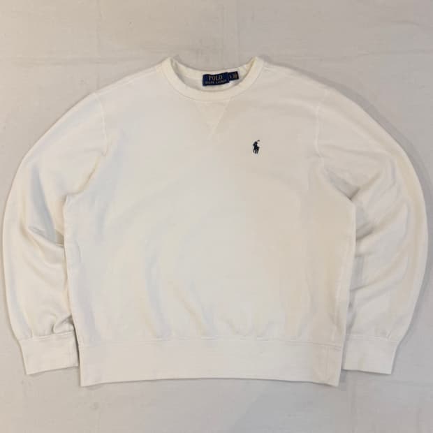 폴로 랄프로렌 맨투맨 스웻셔츠 화이트