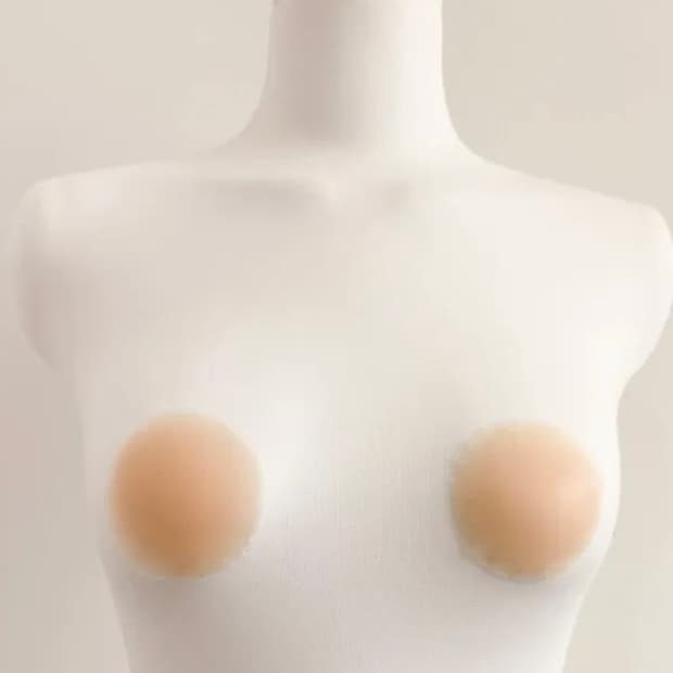 3개 ) 에이블리 블루씨티 시크릿패치 누드실리콘 누브라니플패치 / 지그재