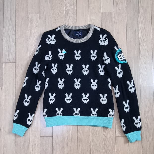 파리게이츠 골프 방풍 울91% 바니 니트 2size M _ 여성