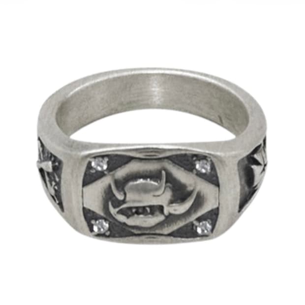 [구매] 폴리테루 925 실버 링 003 베이비 데빌