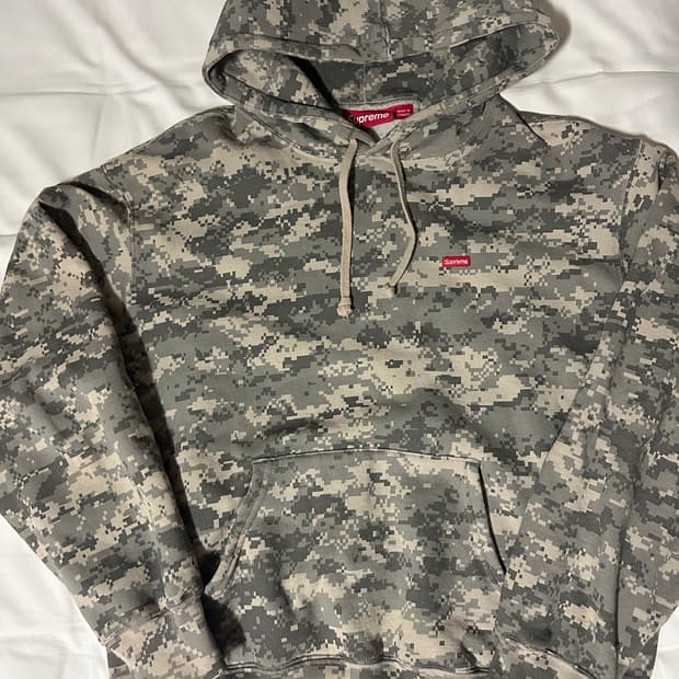 슈프림 카모 후드티