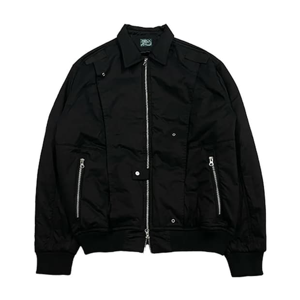 더콜디스트모먼트 봄버자켓 black