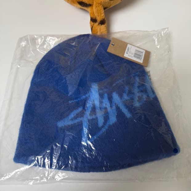 스투시 브러쉬드 아웃 스탁 스컬캡 비니