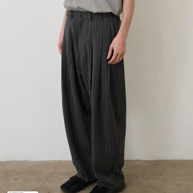 노운 스트라이프 팬츠