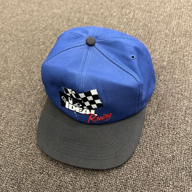 빈티지 레이싱 자수 로고 볼캡