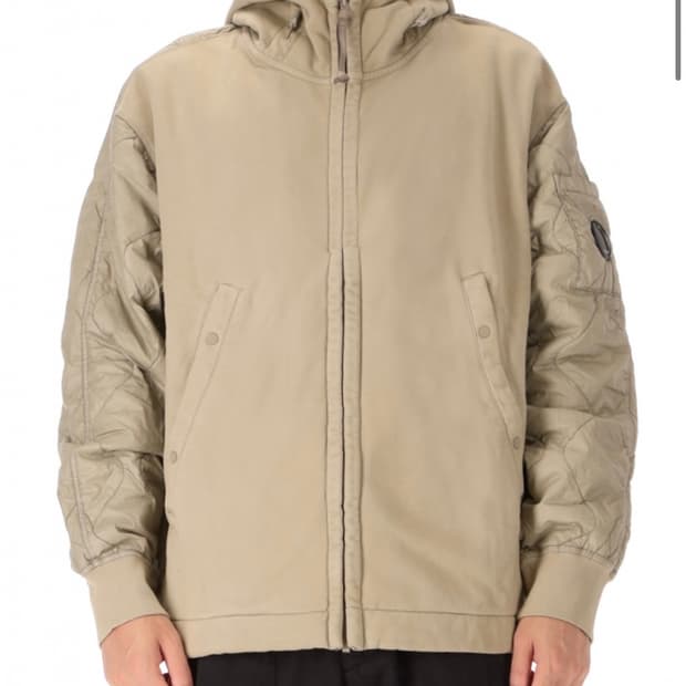24FW DIAGONAL RAISEDFLEECE MIXED QUILTED