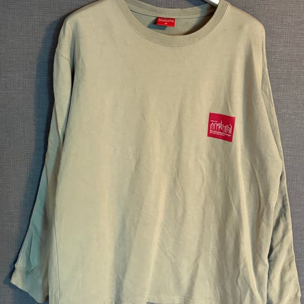 맨하탄포티지 긴팔 티셔츠 M 베이지