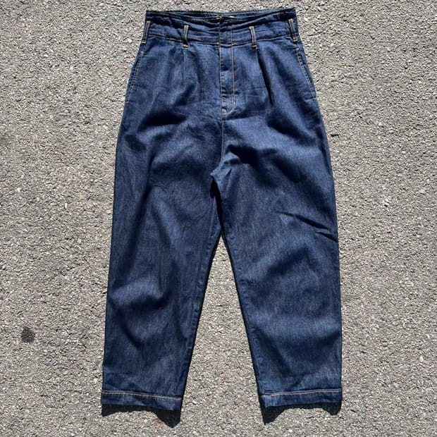 Zucca 데님 사루엘 팬츠