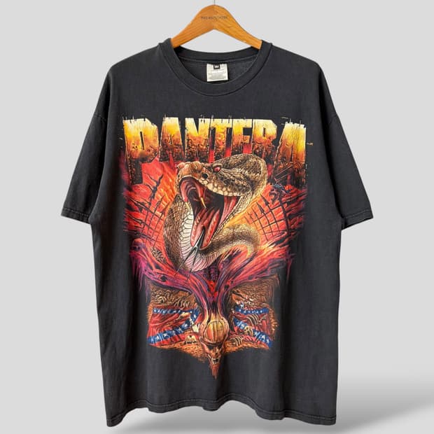 (XL)90s Pantera 판테라 98투어 빈티지 밴드 티셔츠