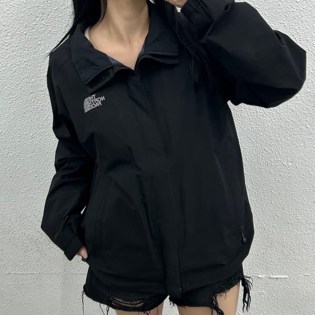 노스페이스 블랙 바람막이 95