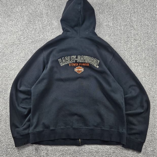 할리데이비슨 V-TWIN POWER 스웻 후드집업 ( L )/ 11316