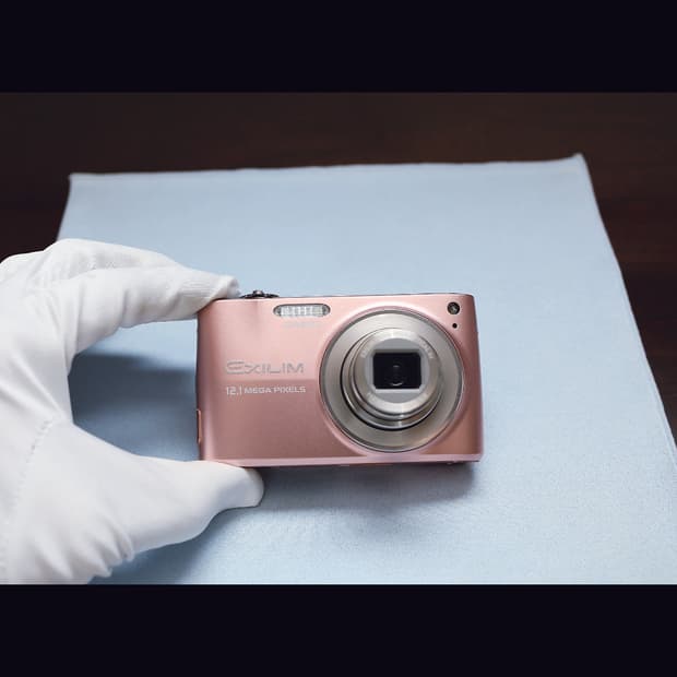 레어<민트급><한글> 카시오 엑슬림 z400 핑크 빈티지 디카