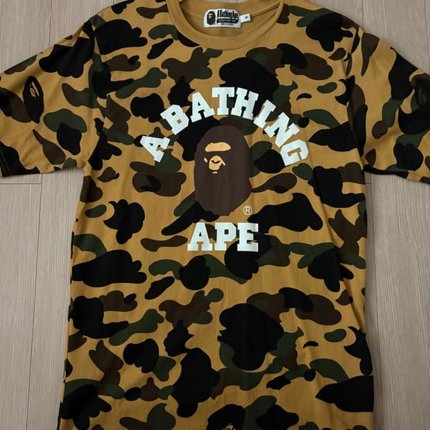 베이프 카모 반팔(S)